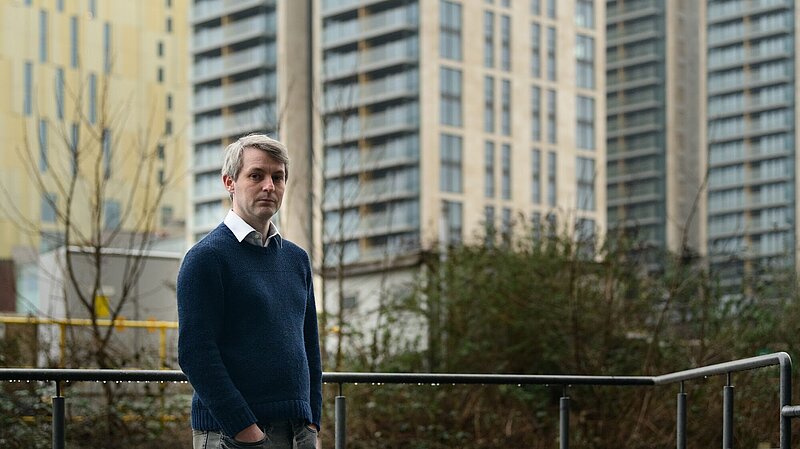 Will Forster in Victoria Square